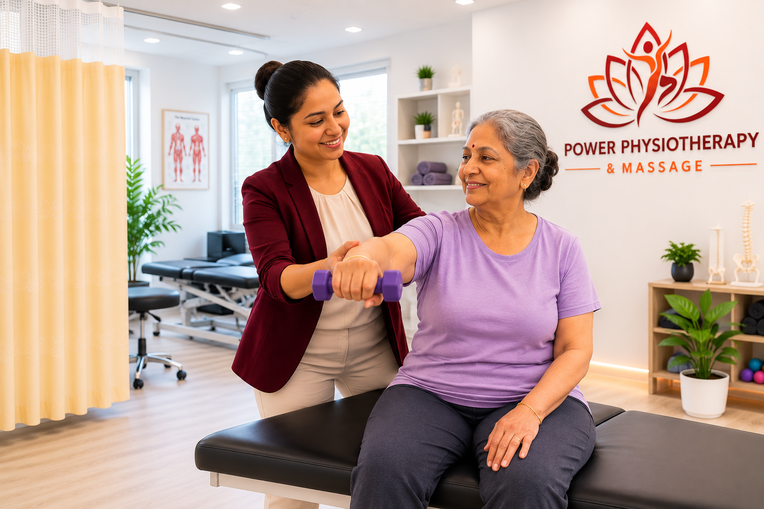 Power Physiotherapy clinic treatment space